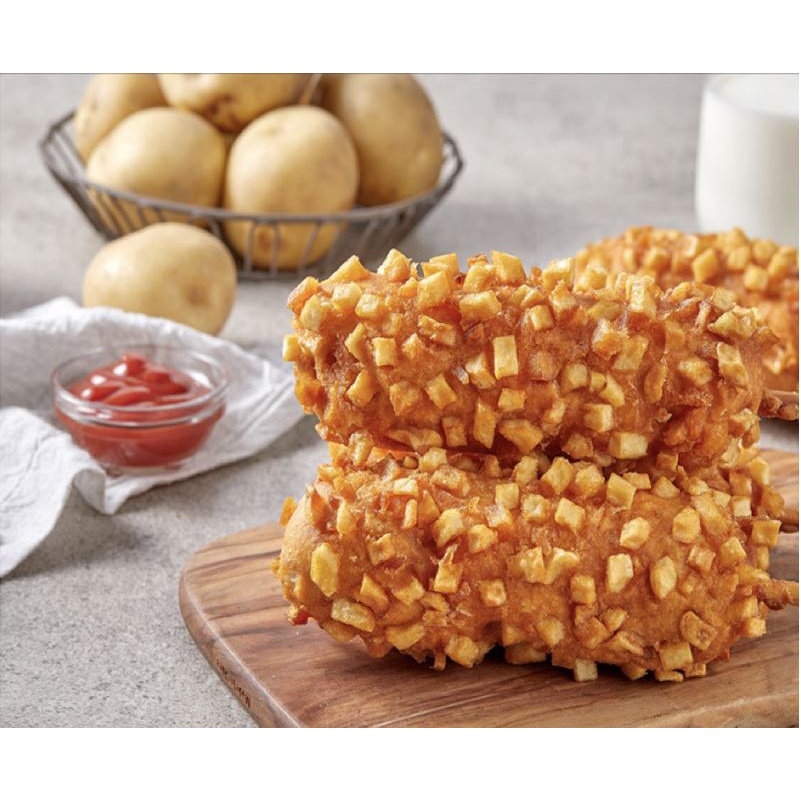 CHEF STORY Korean Potato and Mozzarella Corndog (400g-4pcs) 400G