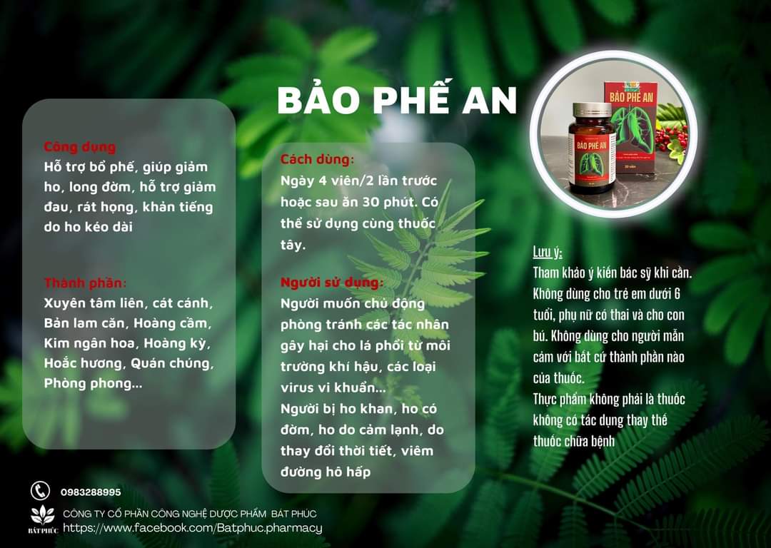 Viên Uống Bảo Phế An