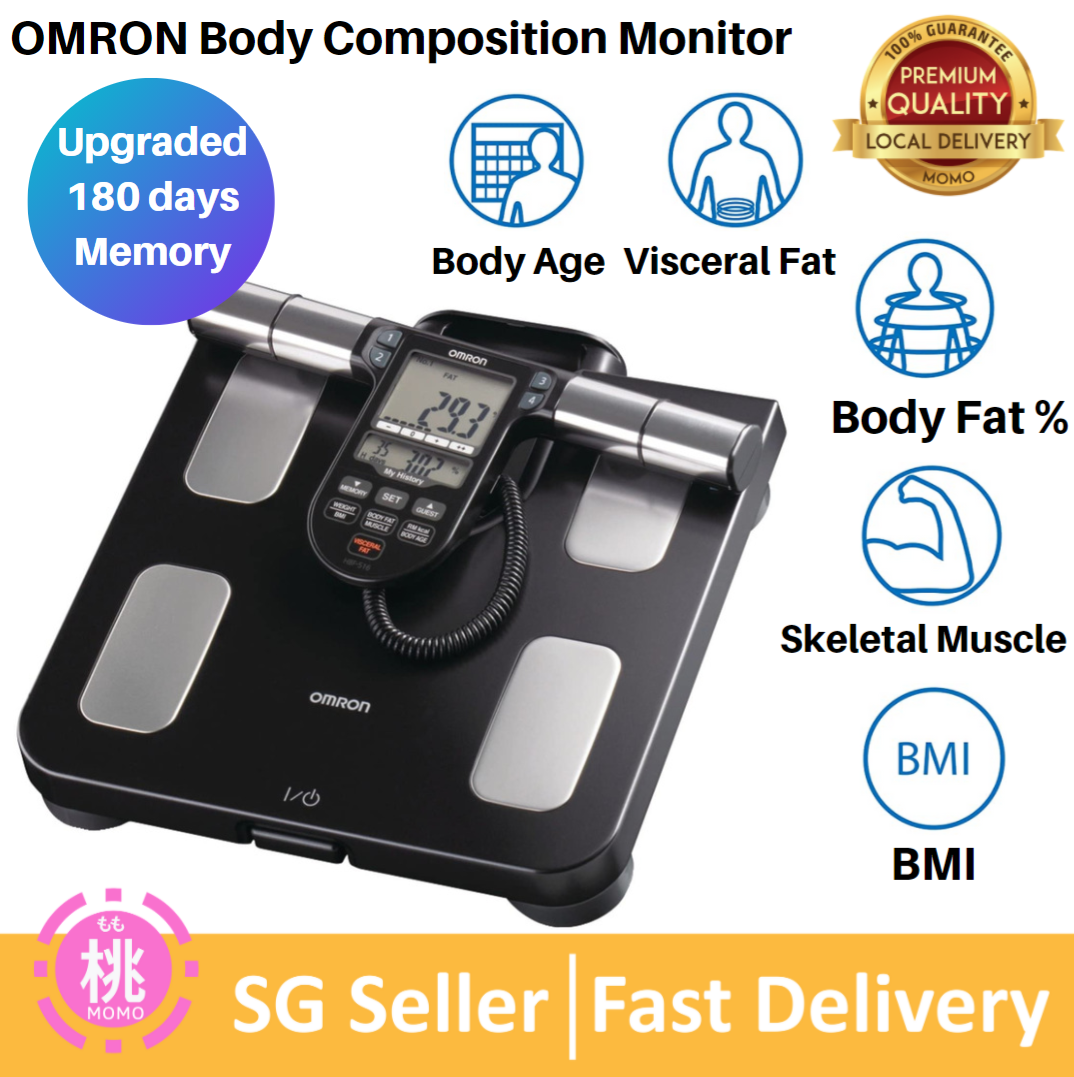 Omron Body Composition Monitor with Scale - 7 Fitness Indicators & 90-Day  Memory