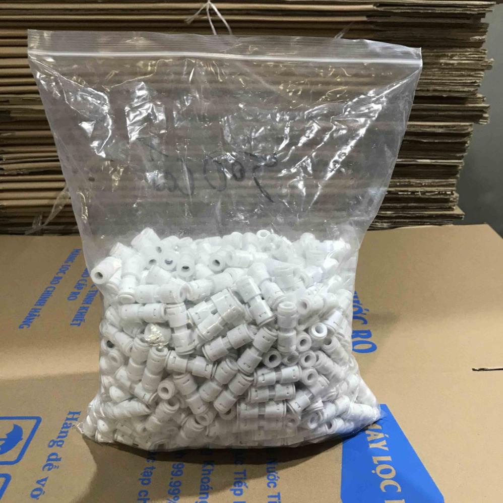 cút máy lọc nước nối nhanh, nối thẳng 2 đầu phi 6 ( 6mm )