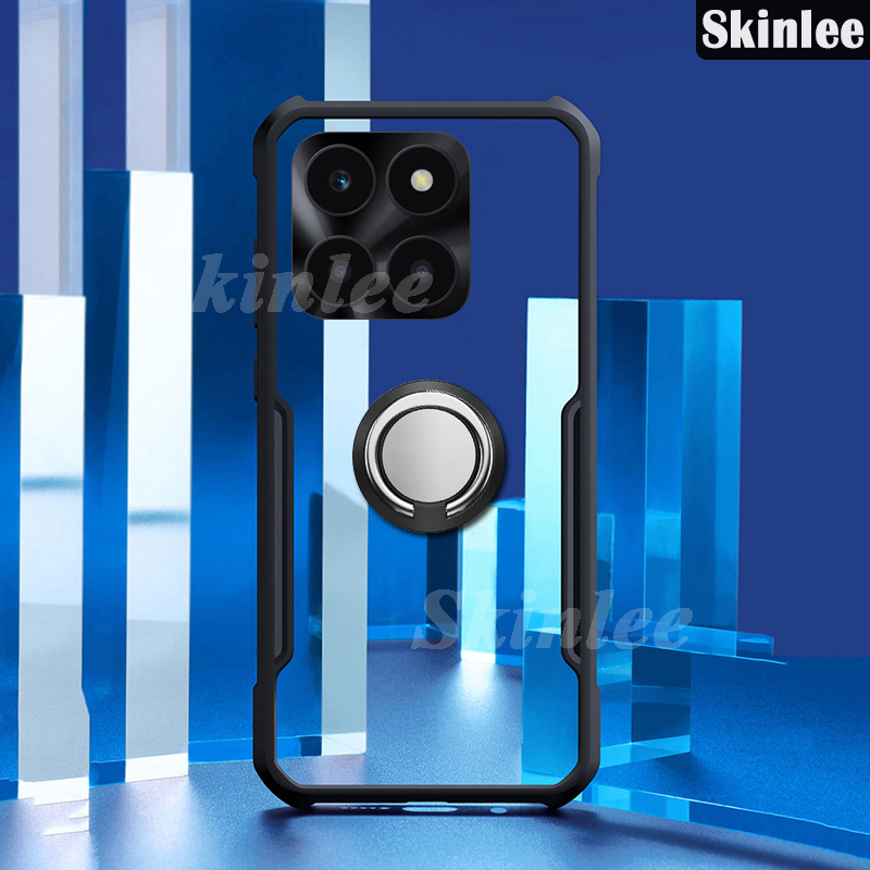 Phone%20case%20For%20Honor%20X6B%20Back%20cover%20Hard%20Phone%20Case%20Clear%20Transparent%20Shockproof%20Car%20Navigation%20Holder%20Ring%20for%20Honor%20X6B%20Phone%20Casing%20-%20Image%205
