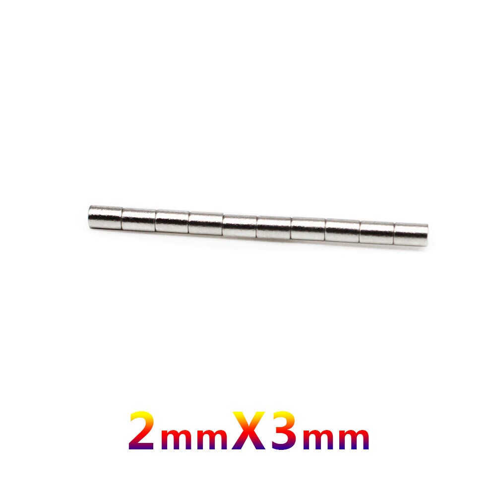 Nam châm viên 2x3mm sl 100 viên , nam châm đất hiếm