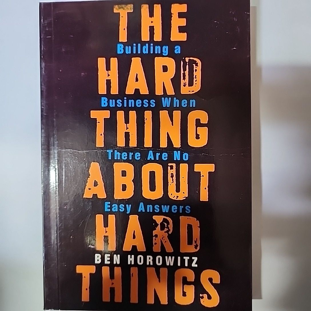 THE HARD THING ABOUT HARD THINGS BY BEN HOROWITZ | Daraz.pk