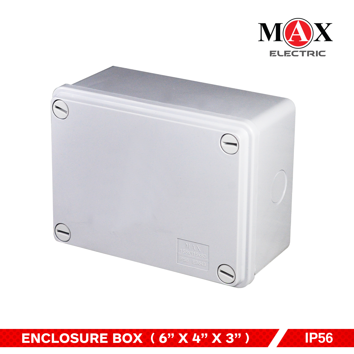 MAX PVC ENCLOSURE BOX 442 / 444 / 643 / 644 Lazada