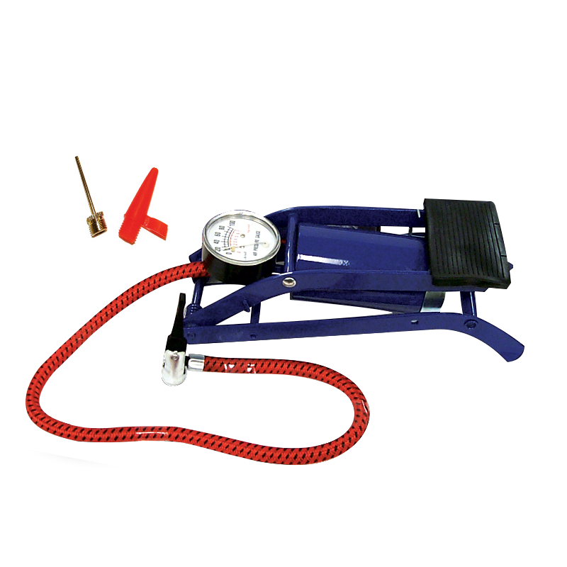 Bơm xe đạp xe máy - Bơm đạp chân tiện lợi