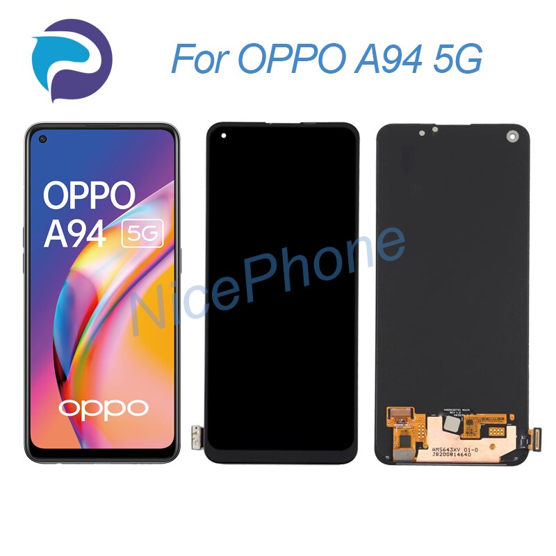 For OPPO A94 5G LCD Display Touch Screen Digitizer Assembly Replacement CPH2211 A94 5G Screen Display LCD