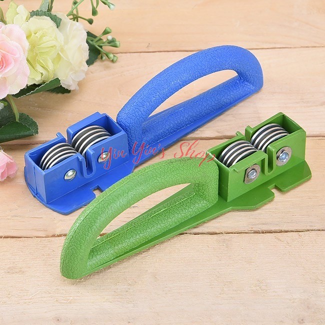 Dụng cụ mài dao thép 2 lưỡi e.kco nhiều màu tiện dụng