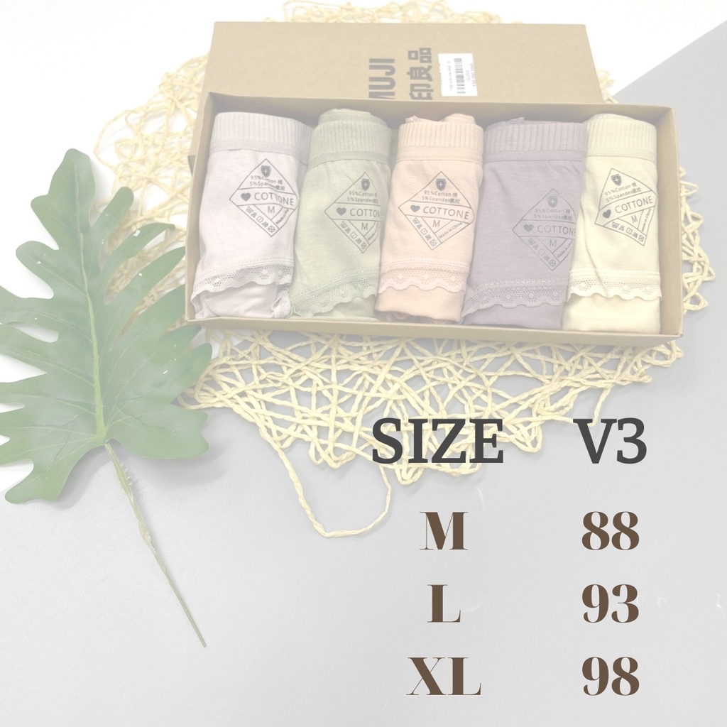 Quần Lót Nữ Kháng Khuẩn, Chất Cotton Co Dãn 4 Chiều Evalim