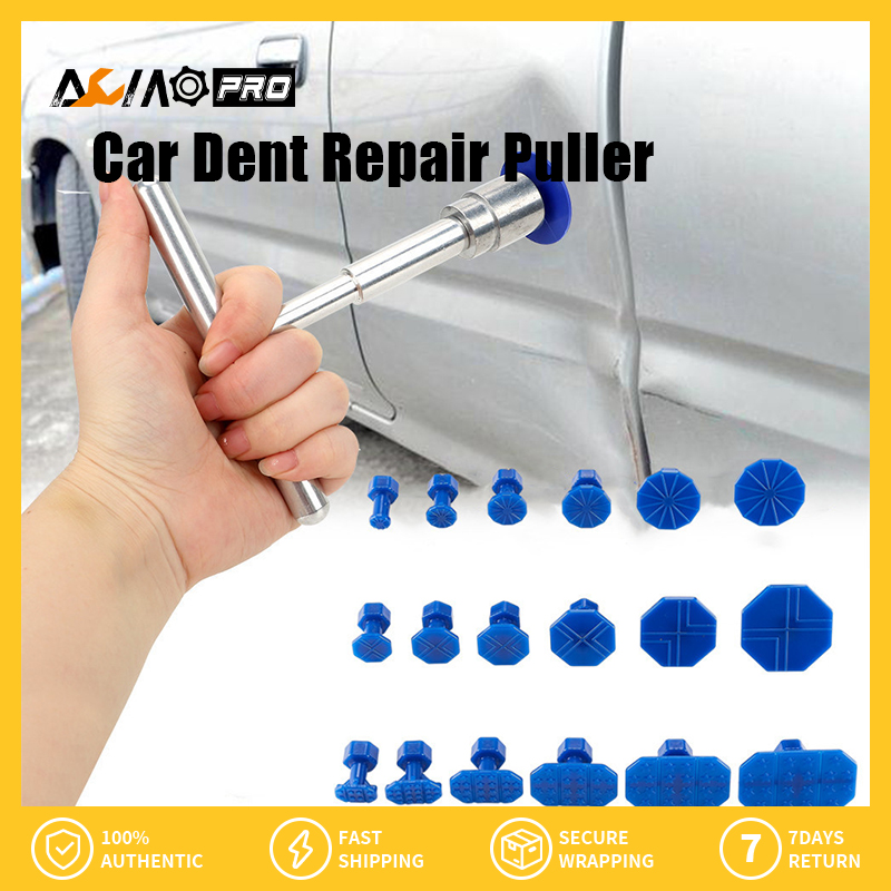 Car Dent Repair Puller, Car Repair Tools Kit With 18pcs Plastic Glue Tabs  Metal T-Handle Dent Remover Universal For Car Accessories