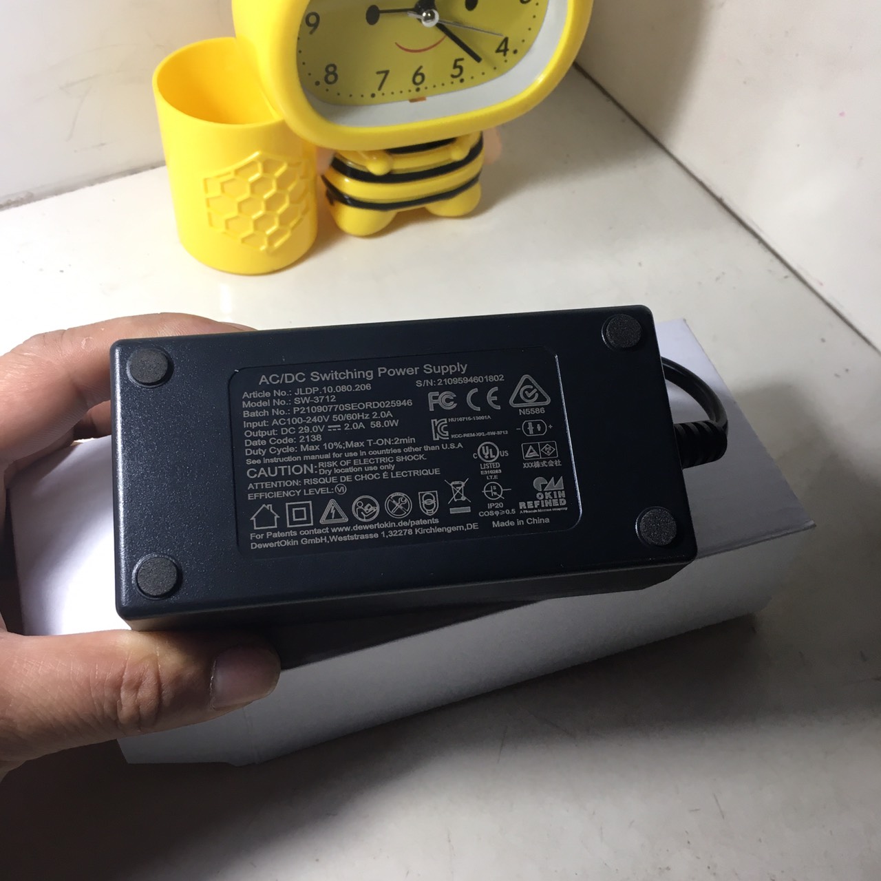 Nguồn 29V 2A DC, nguồn ghế tự động