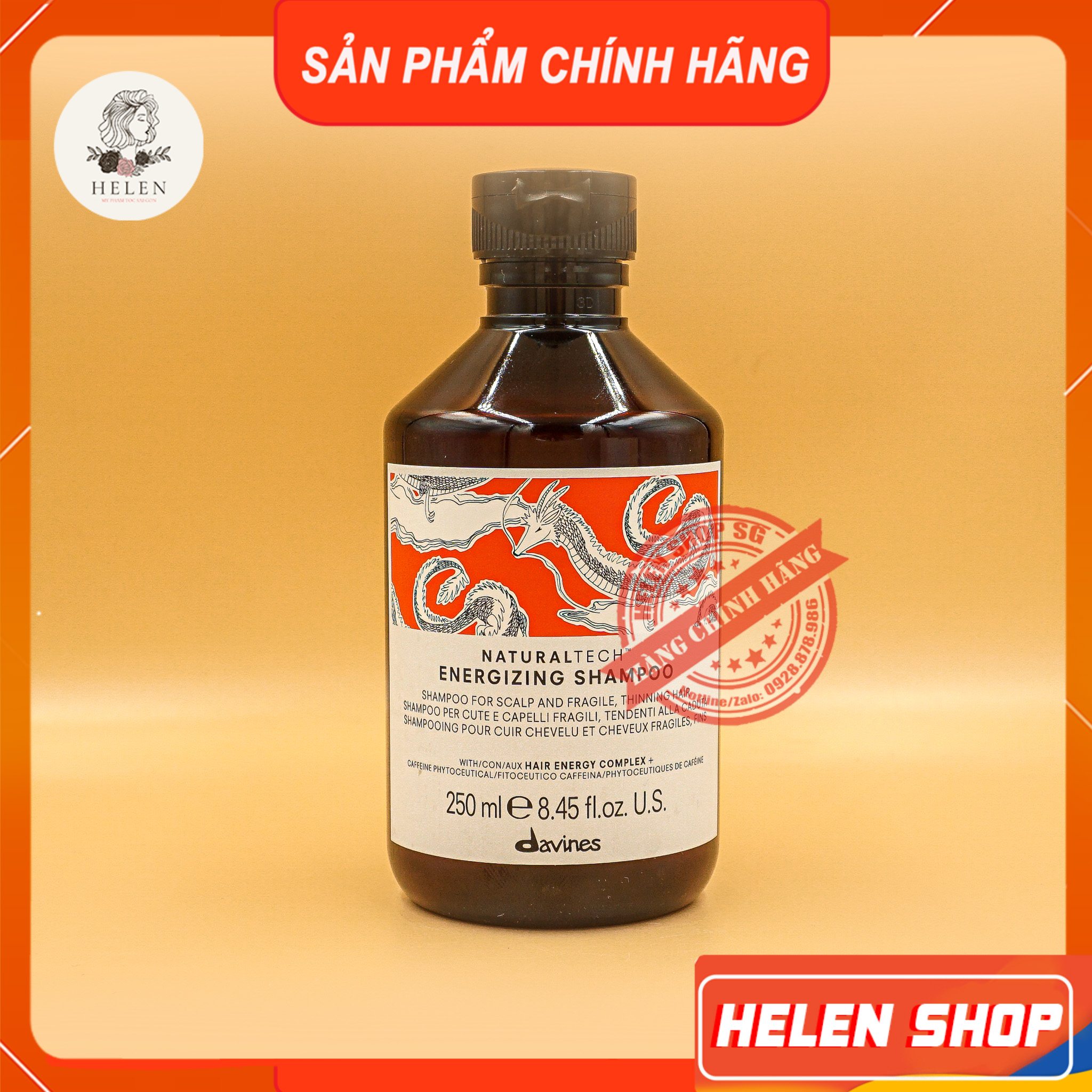Davines hair loss energizing shampoo 250-1000ml