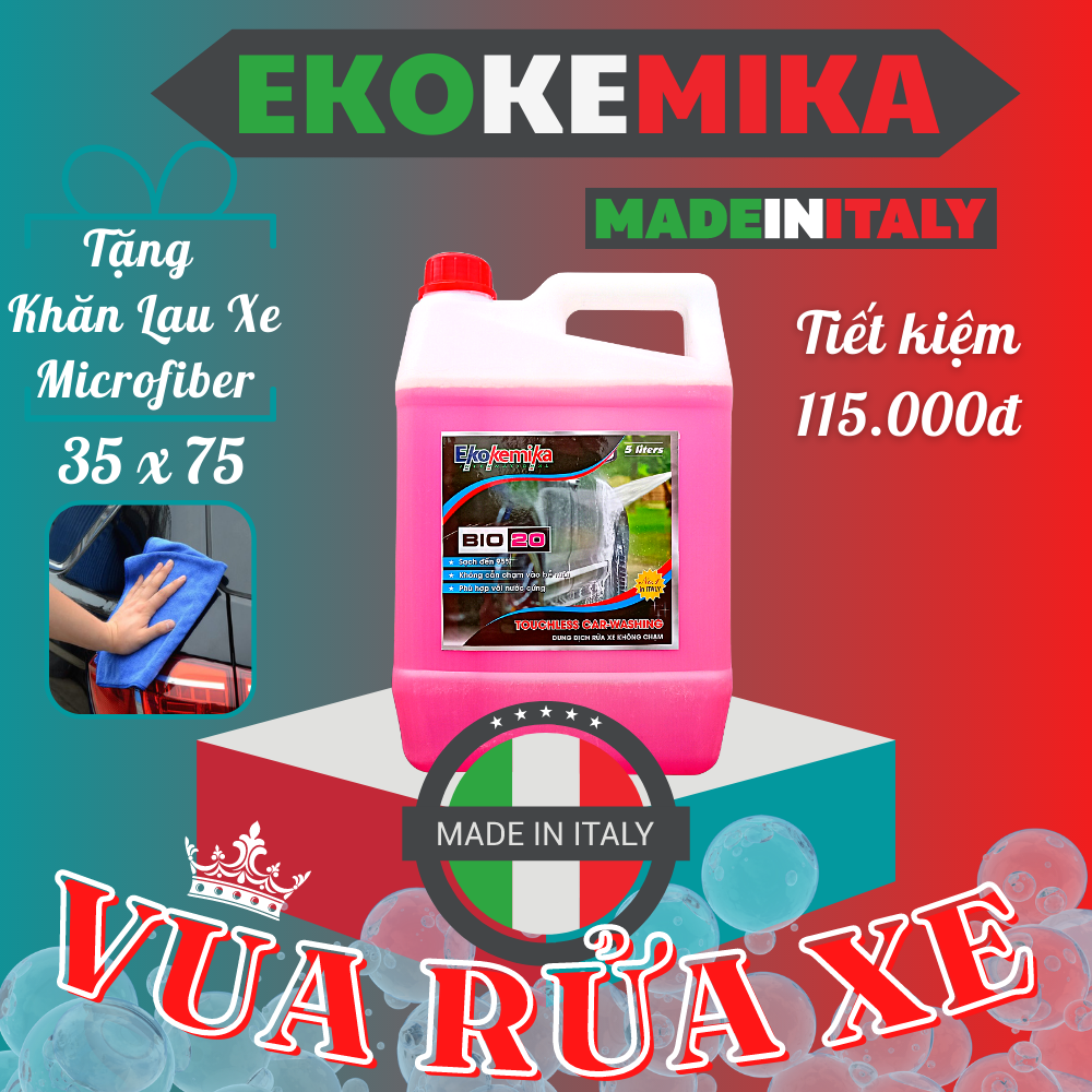 Dung Dịch Rửa Xe Không Chạm Ekokemika Bio 20