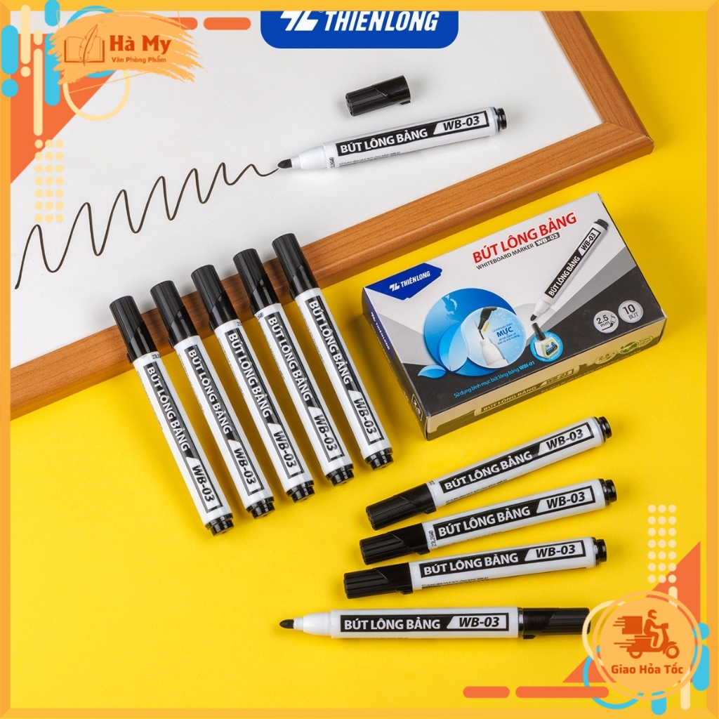 (Combo 5 Cây) Bút Lông Bảng Thiên Long WB-03