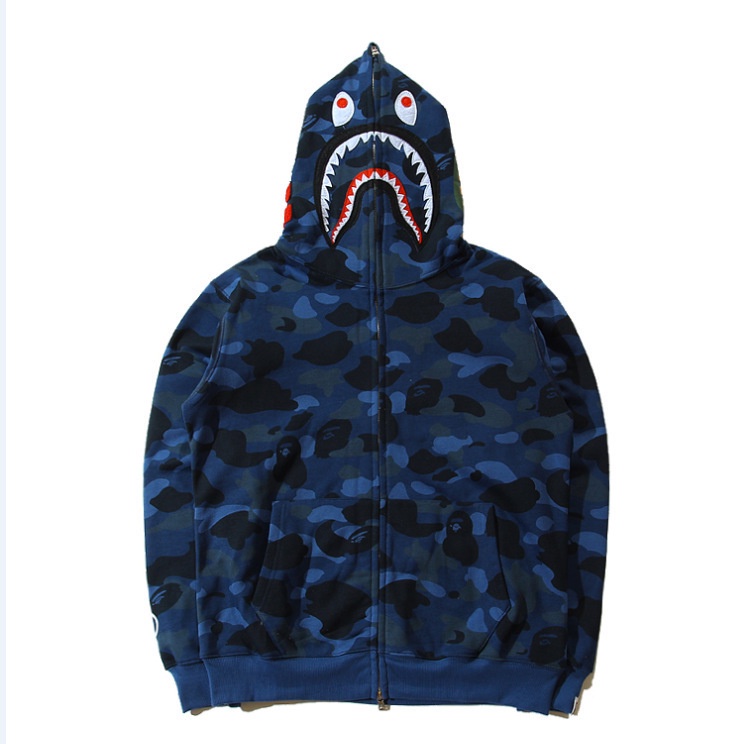 S-5XL New ape bape shark head men Casual hoodies Bape Shark Hooded Jacket  Men Women Luminous Sweater | Lazada PH