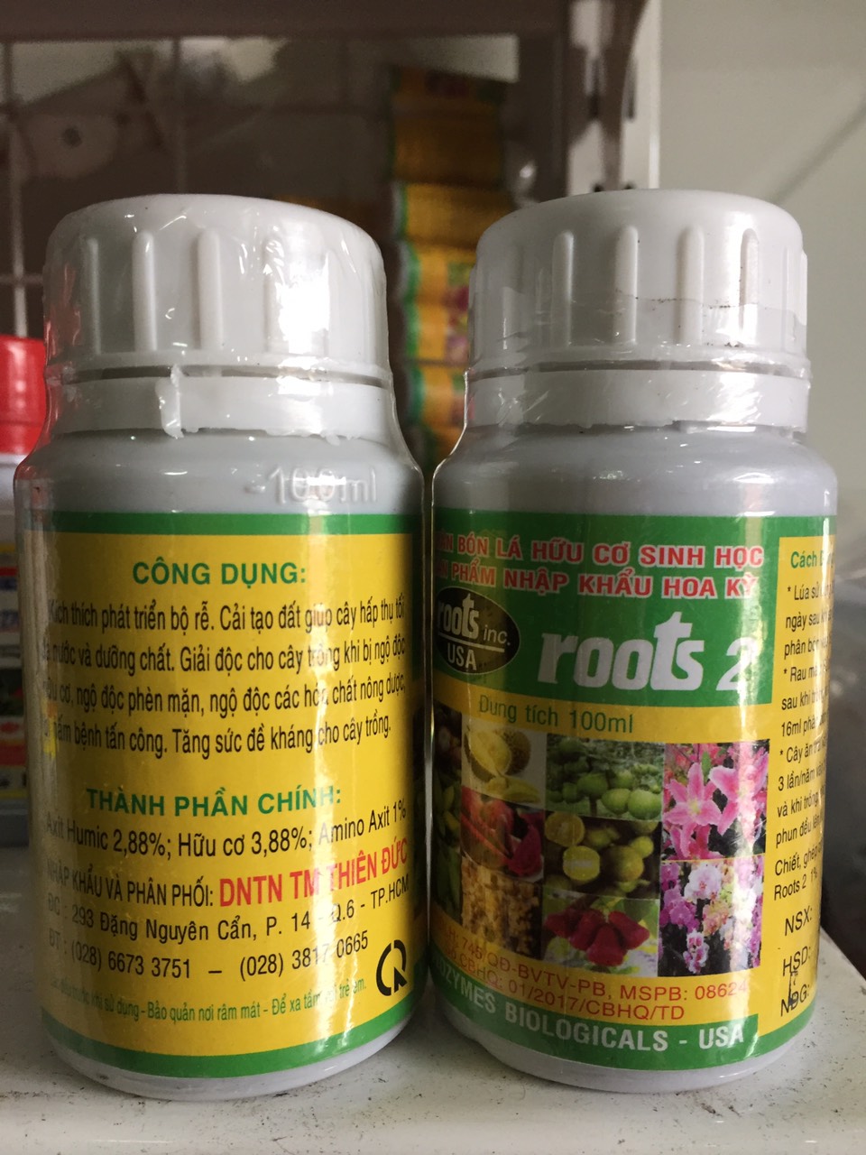 Phân bón lá cao cấp kích rễ Roots2 100ml