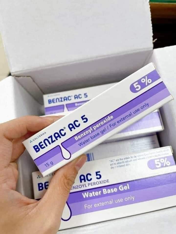 Gel chấm mụn Benzac ac 5 15g