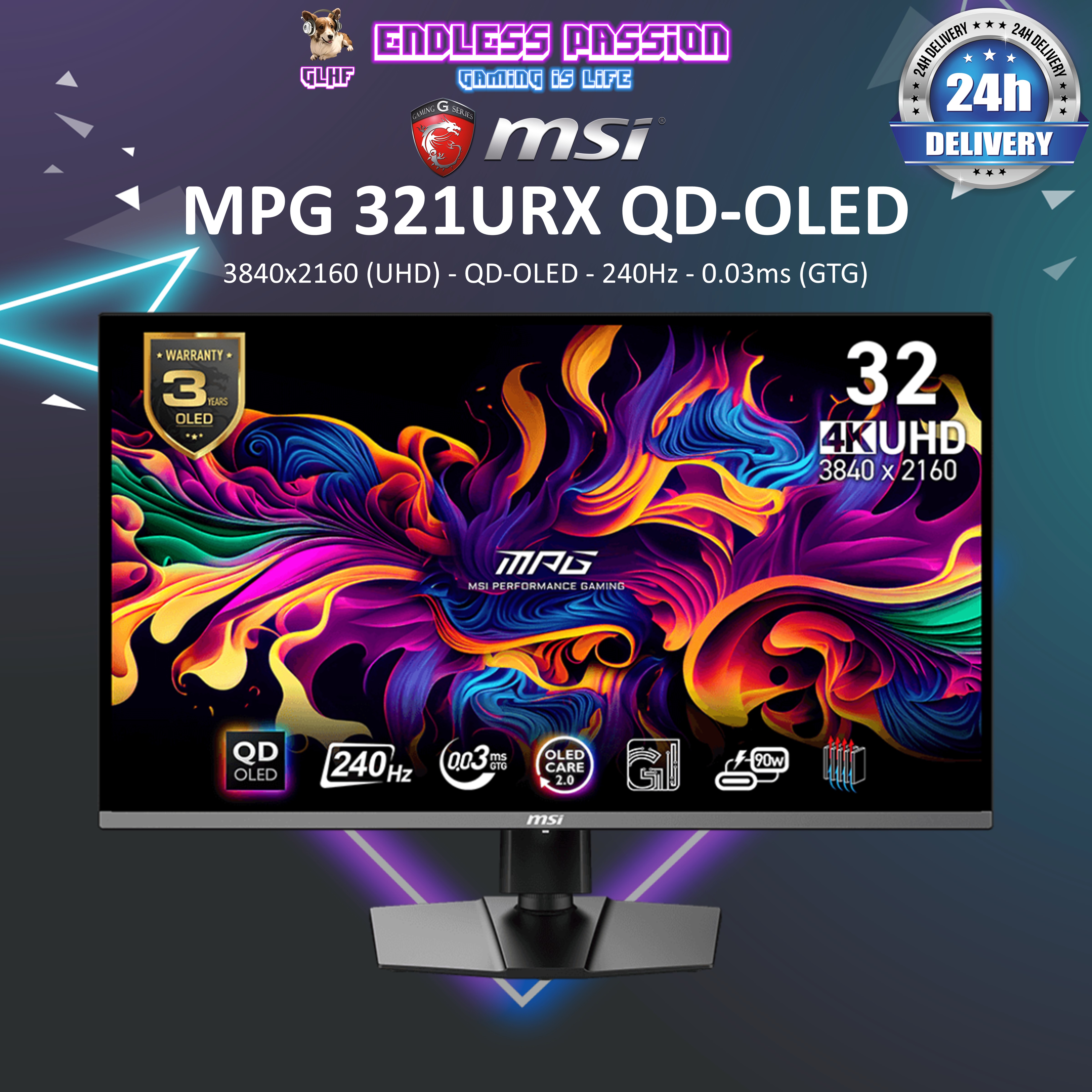 MSI MPG 321URX QD-OLED 32