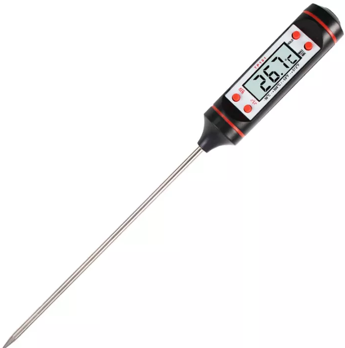 Nhiệt kế nấu ăn, pha sữa TP101 (màu đen)