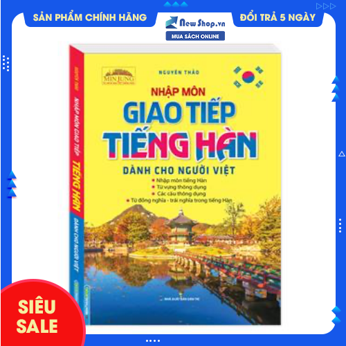 Sách - nhập môn giao tiếp tiếng hàn dành cho người việt - newshop