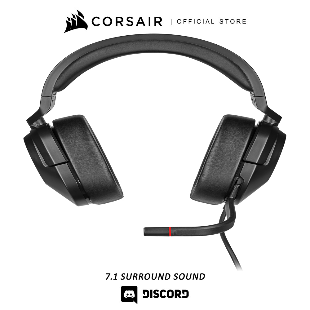 CORSAIR GAMING HEADSET HS55 SURROUND CARBON CA9011265AP Corsair