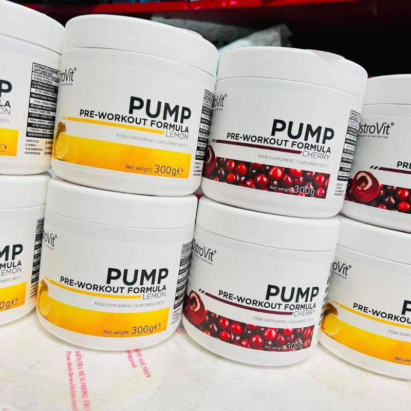 OSTROVIT PUMP PRE-WORKOUT FORMULA TĂNG SỨC MẠNH SỨC BỀN (30 LẦN DÙNG)