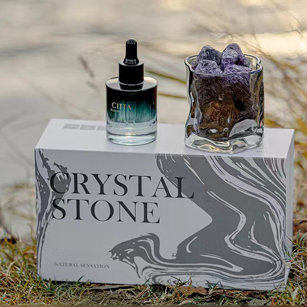 CITTA Sparking Glass Crystal Stone Diffuser Aromatherapy with 30ML