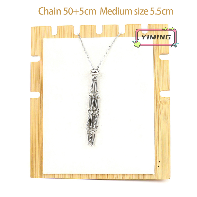 Crystal Cage Necklace Holder Net Metal Chain Stone Collecting