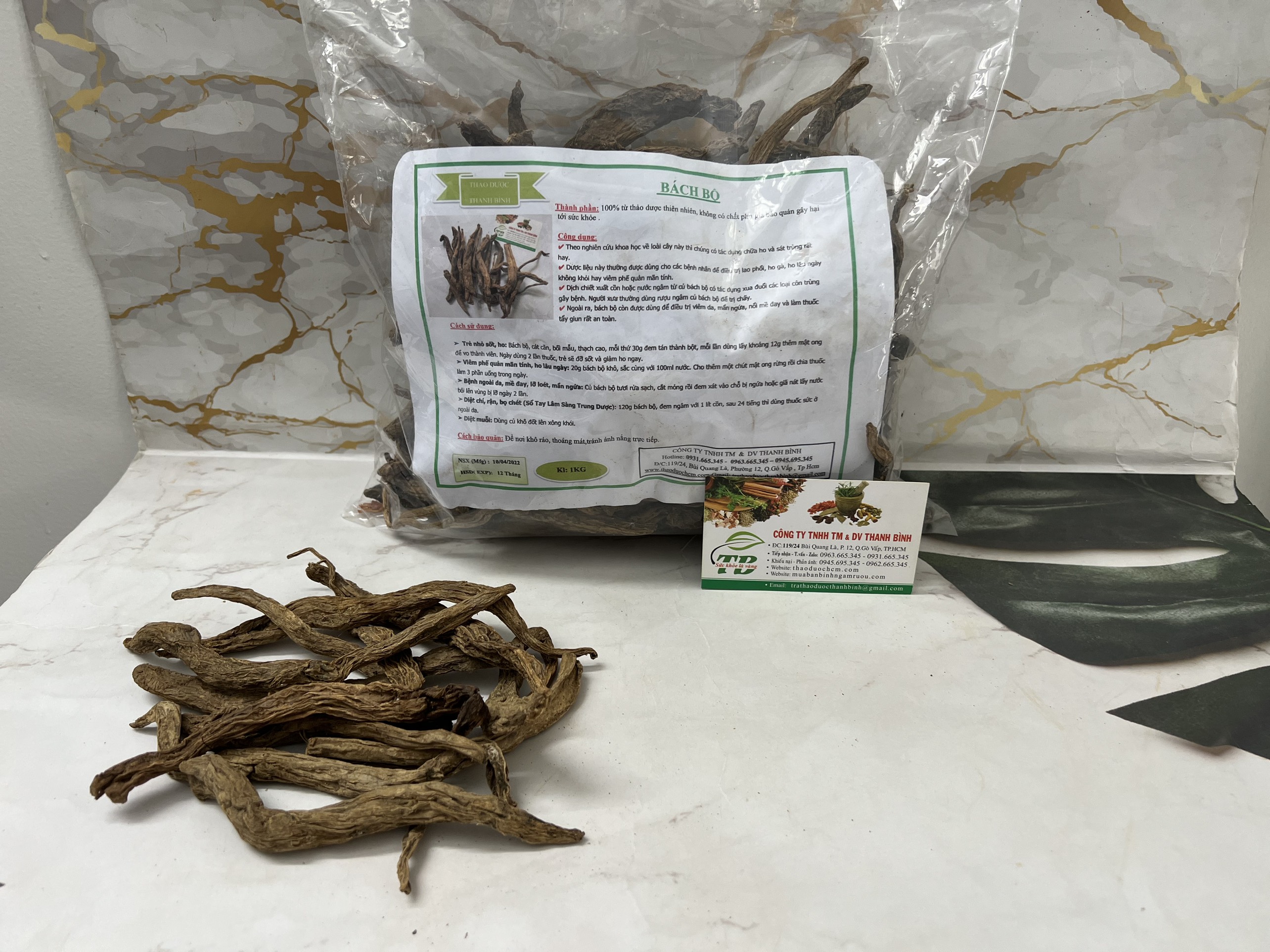 Củ Bách Bộ 100g - Hàng Công Ty 100% Tự Nhiên