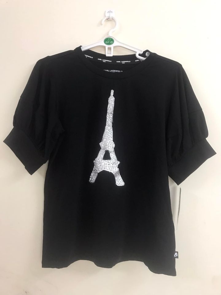 Áo thun Pháp Karl Lagerfeld size S (dưới 55kg)- Hàng Mỹ