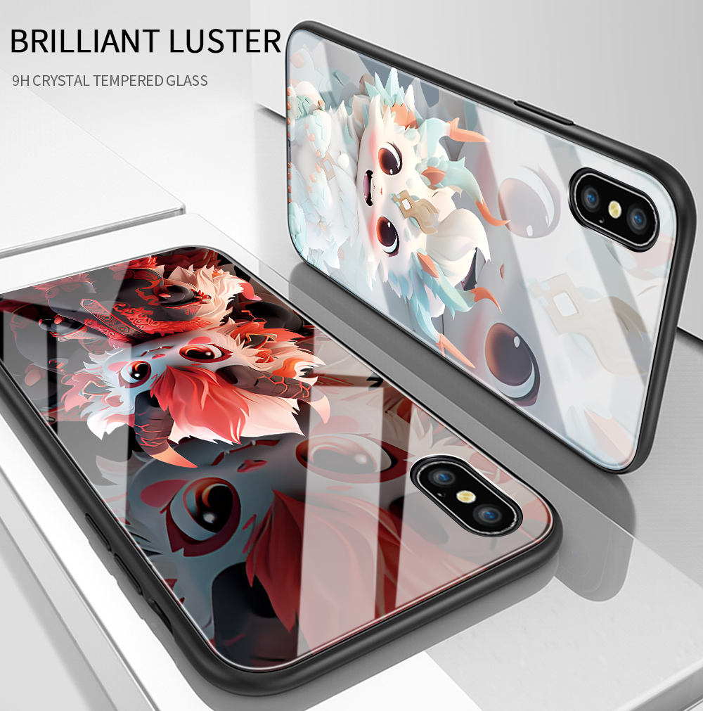 Phone Casing For Huawei Nova 3 Nova 3E Nova 3i Nova 4 Cartoon 12 Symbolic Animals Dragon Pattern Soft Shell Shockproof Enclosure Smooth Tempered Glass Mobile Phone Case