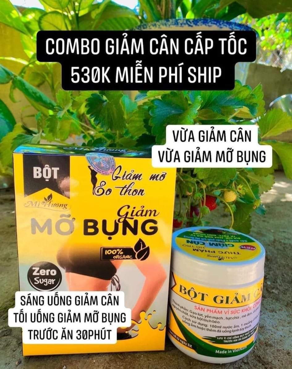 Combo Bột Giảm Cân Mị Hương