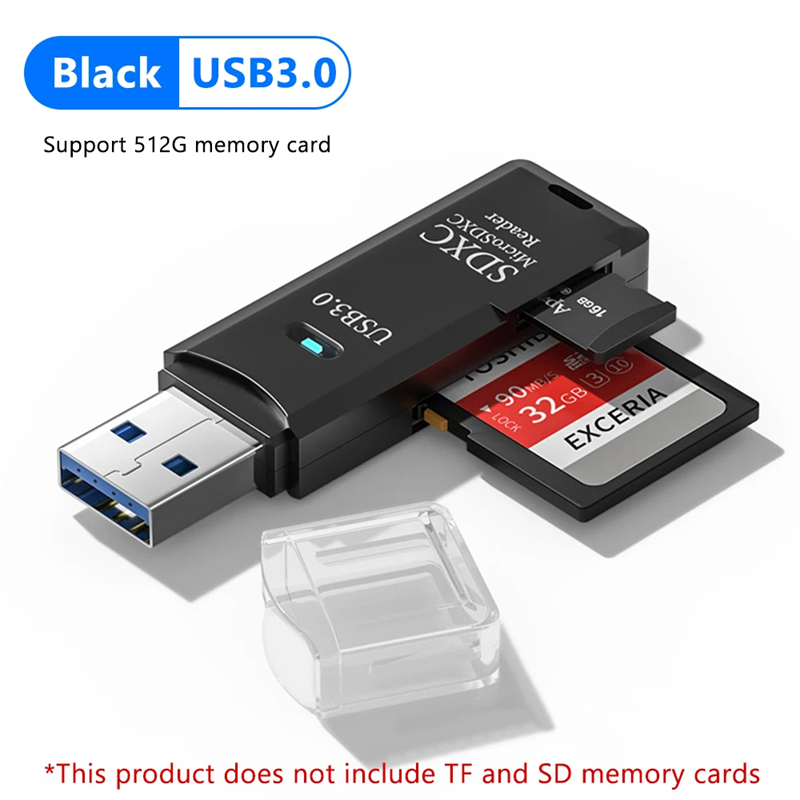 2 Trong 1 USB 3.0 Đầu đọc thẻ USB 2.0 Để Đầu đọc thẻ Micro SD đầu đọc thẻ USB Bộ chuyển đổi tốc độ cao thẻ nhớ Flash Reader thẻ nhớ TF Cho PC phụ kiện máy tính xách tay