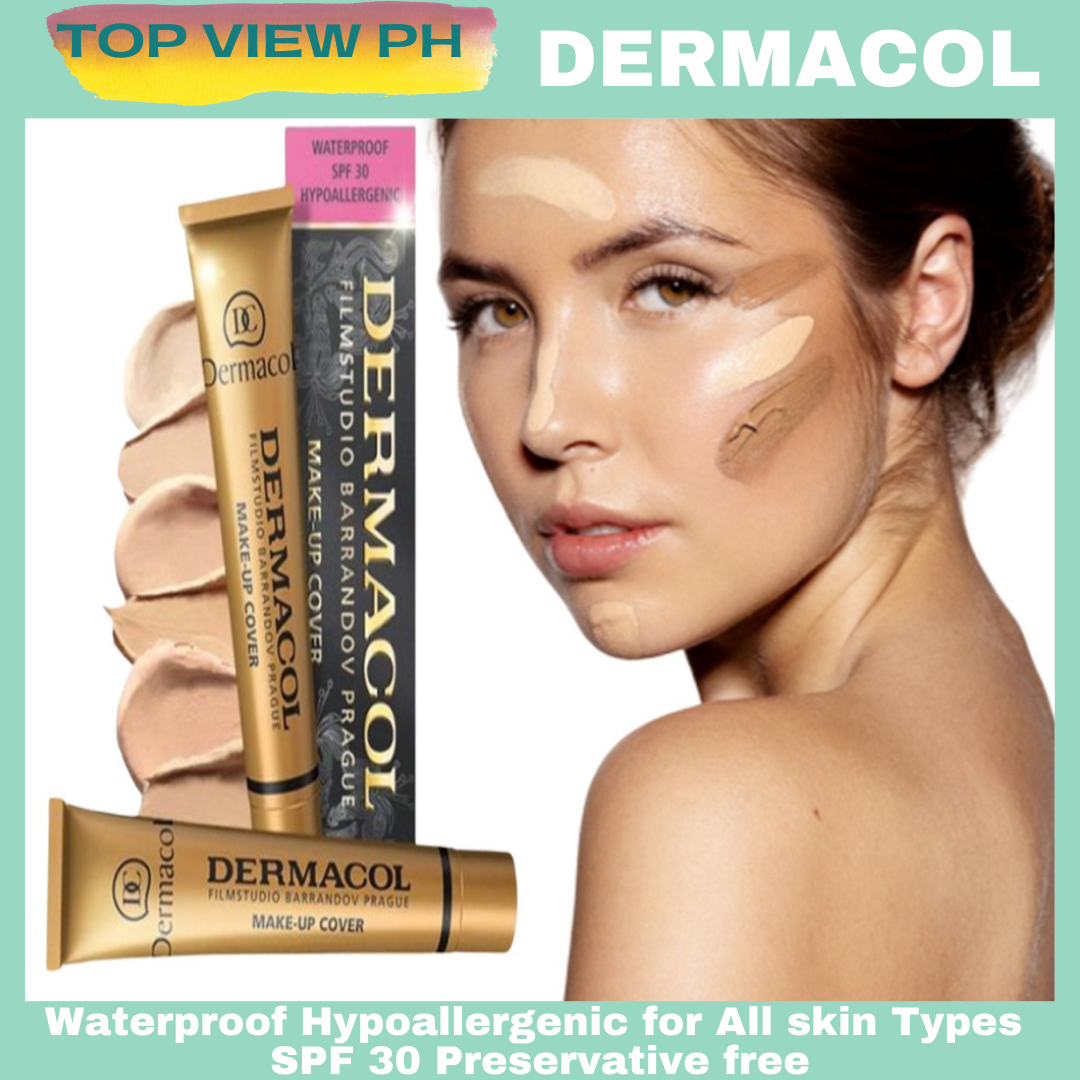ORIGINAL DERMACOL MAKEUP COVER provides PERFECT COVERAGE for Face body ACNE  PIMPLES SCARS TATTOO Foundation 30gDermacol Makeup Cover Authentic 100%  Original 30g Primer Concealer Base Professional Dermacol Makeup Foundation  Contour Palette |