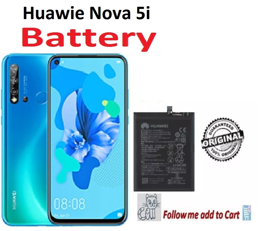 Huawei Nova 5i Battery Model HB446486ECW 3900mAh Replacement 100% ...