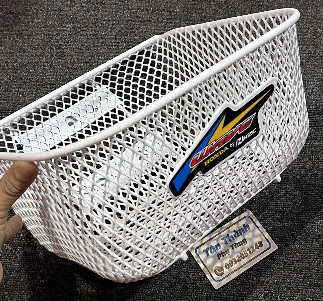 Rổ Wave lớn, Wave nhỏ tem H2C trắng , đen kèm ốc