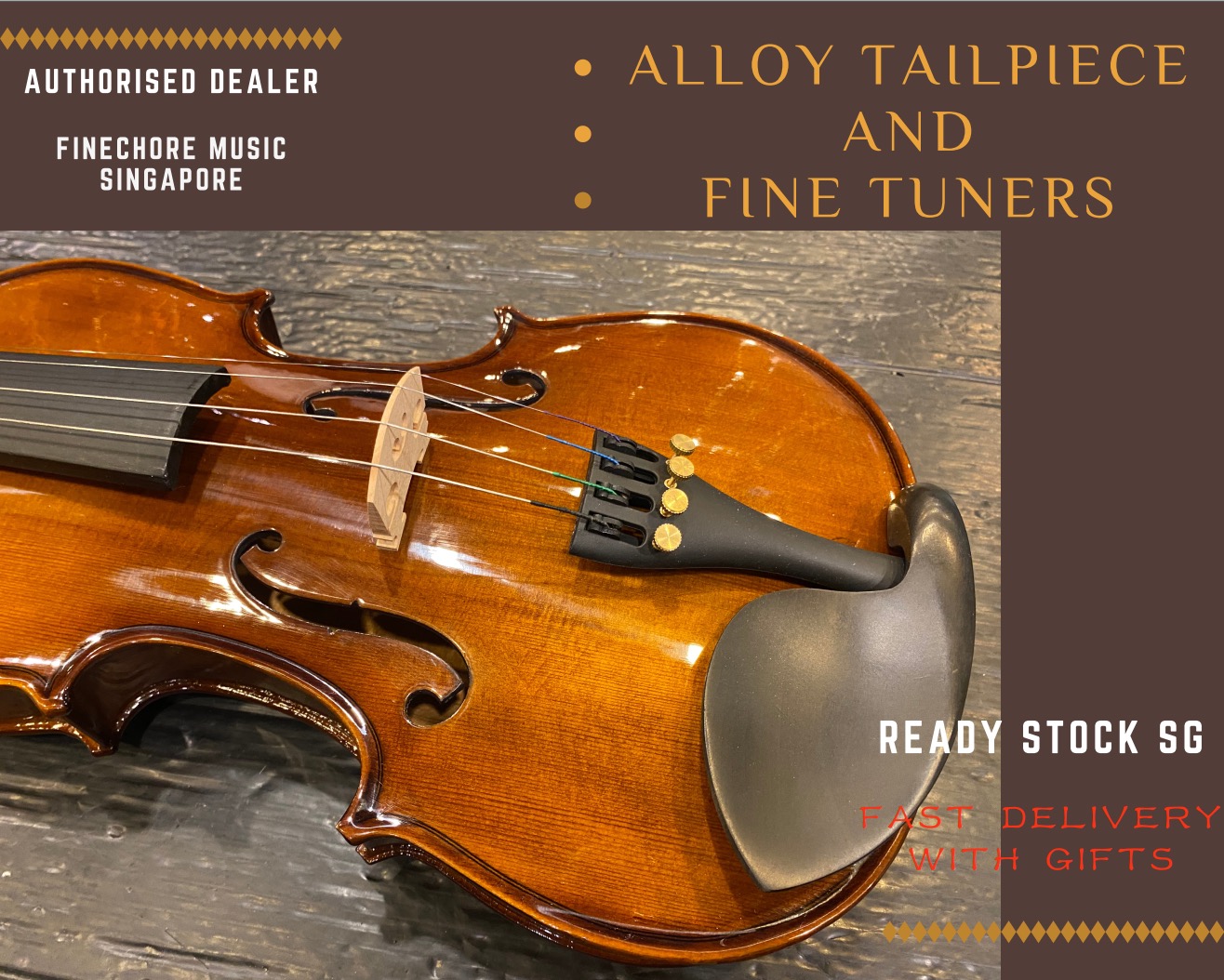 【美品】Synwin 1/10バイオリン 2019シンガポール 送料込み Violin – Synwin Music