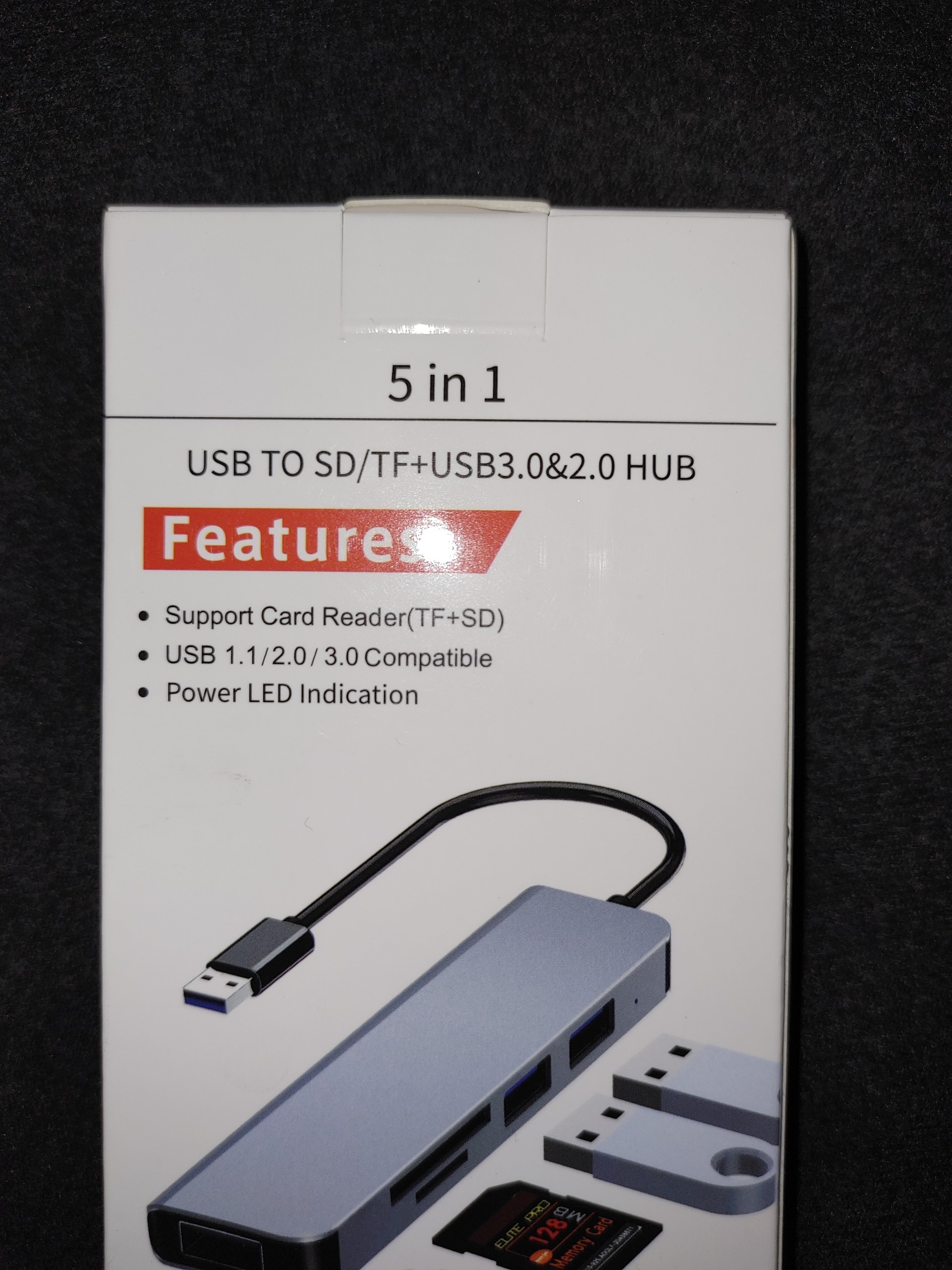Bộ Chia USB - Hub USB to USB/ SD/ 3.0 - 5 in 1