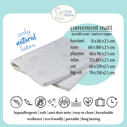 porta cot mattress topper