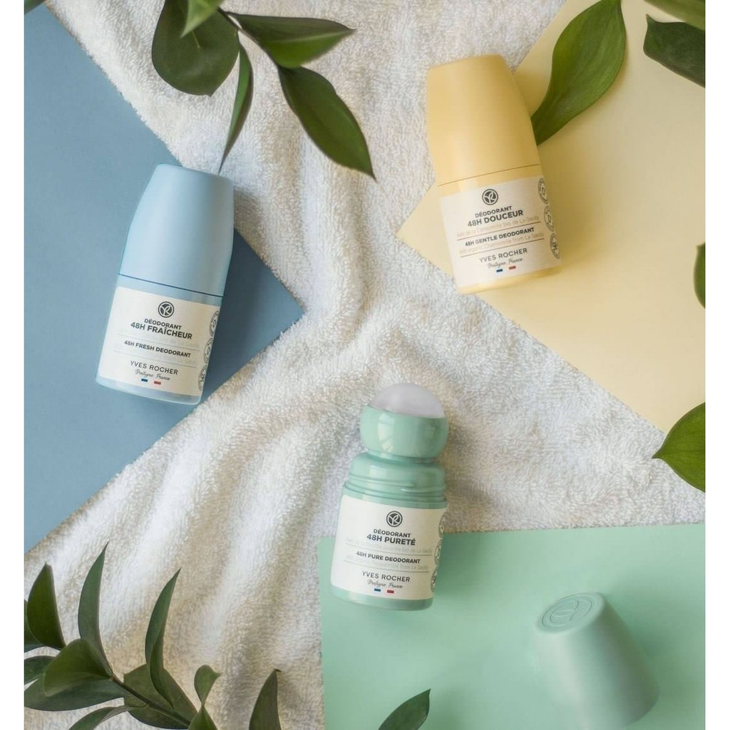 Lăn khử mùi 48H Yves Rocher (hương tinh khiết)