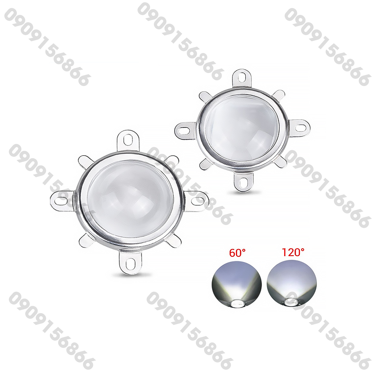 Chóa đèn led 60 độ 120 độ