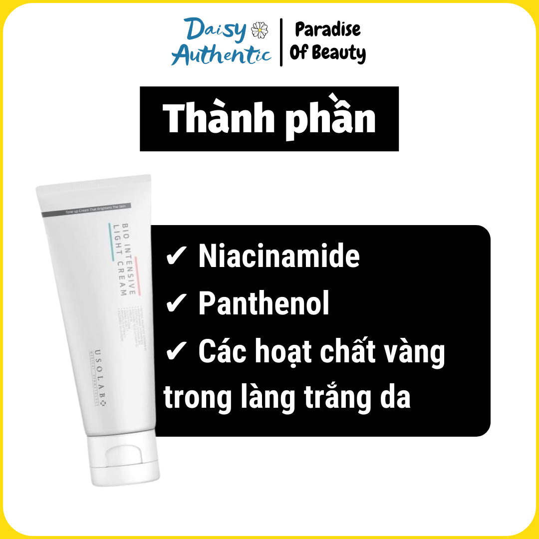 Kem Dưỡng Trắng Da Body USOLAB LIGHT INTENSIVE CREAM 250ML