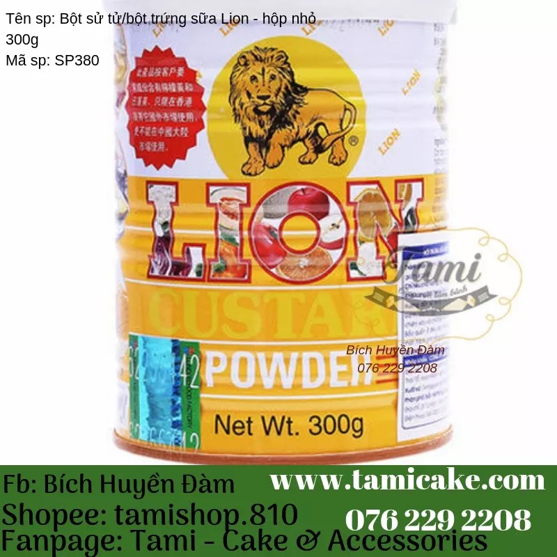 Bột sư tử/ bột trứng sữa lion – hộp nhỏ 300g