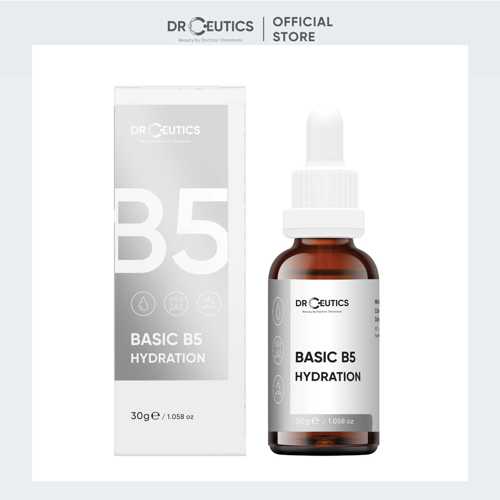 Serum DrCeutics Basic B5 Hydration 5% Cho Da Dầu Mụn