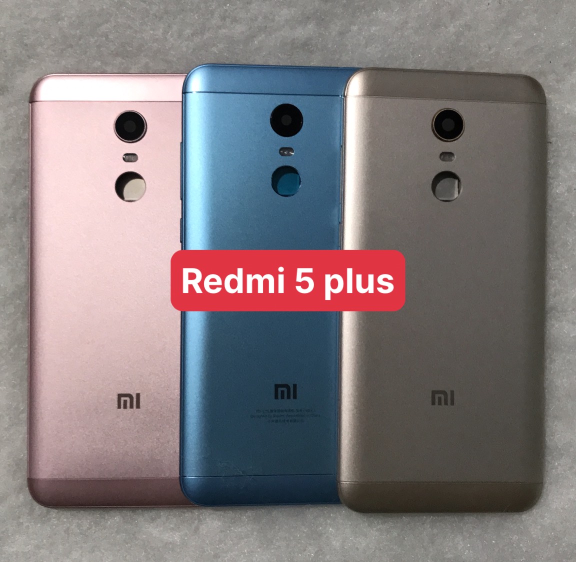 Bộ vỏ xiaomi Redmi 5 Plus (kèm nút bấm+kính camera)