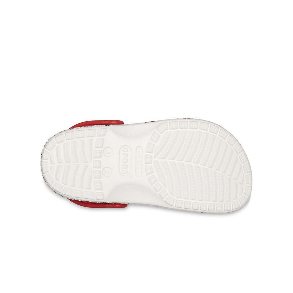 [Duy nhất 05.10 - Voucher đến 450K] Giày Clog Trẻ Em Crocs Peanuts Classic - White