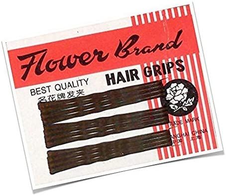 Hair Grips or Clips (Flower) - 12 pcs or 6 Pairs.