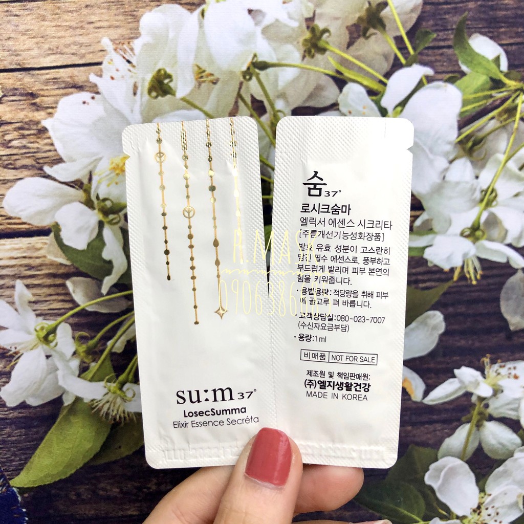 Gói Sample Su:m Vàng - Nước thần Su:m37 - Losec Summa Elixir Essence Secréta ( Sum Vàng )