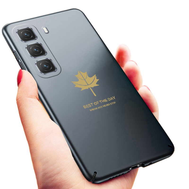 New Phone case infinix Hot 50i Hot 50 Pro Back cover Soft Silicone Maple Leaf Shape For infinix Hot50 Pro 50i case. 