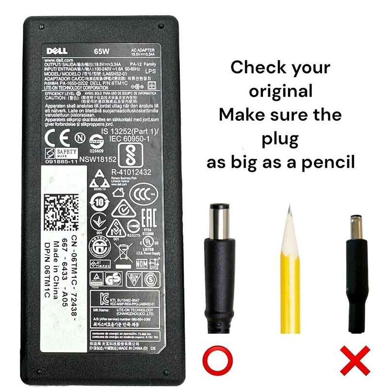 Sạc Laptop DELL 19.5V 4.62A 90W Dùng Cho Inspiron E6410 E6430 E6430 E6430S E6440 E7440 E7450 E7470 E7240 E7250 E7270 Zin