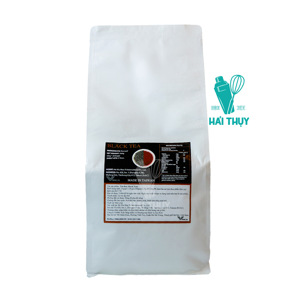 Trà Đen Túi Lọc Wings gói 500g